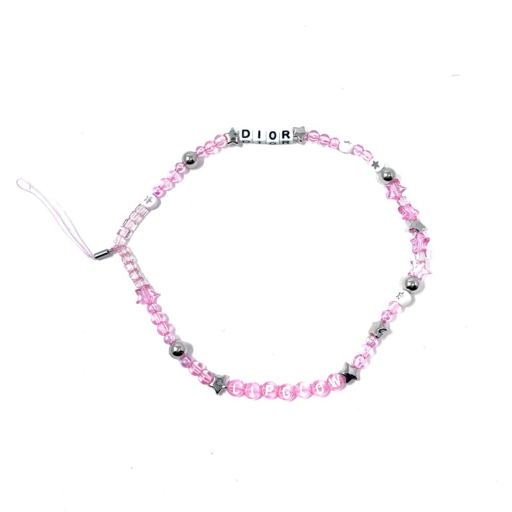 Dior ‘Lip Glow’ Beaded Phone Strap